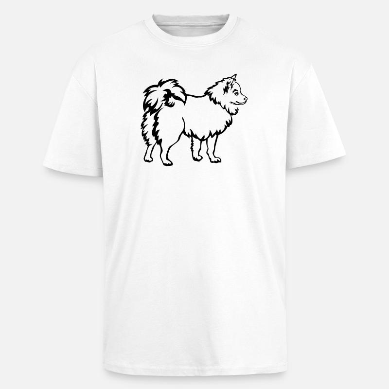 Spitz - Oversized Heavyweight Unisex T-Shirt - Weiß