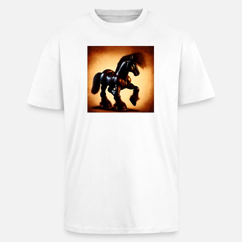 Schwermetall - Oversized Heavyweight Unisex T-Shirt - Weiß