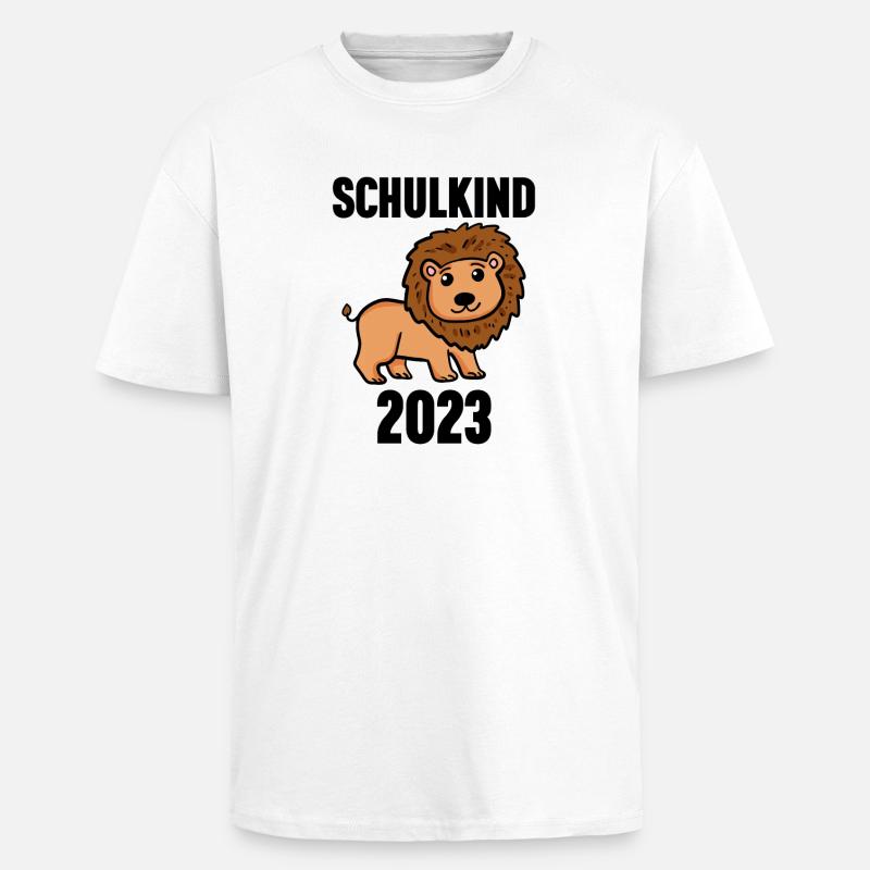 Schuldkind Einschulung 2023 - Oversized Heavyweight Unisex T-Shirt - Weiß