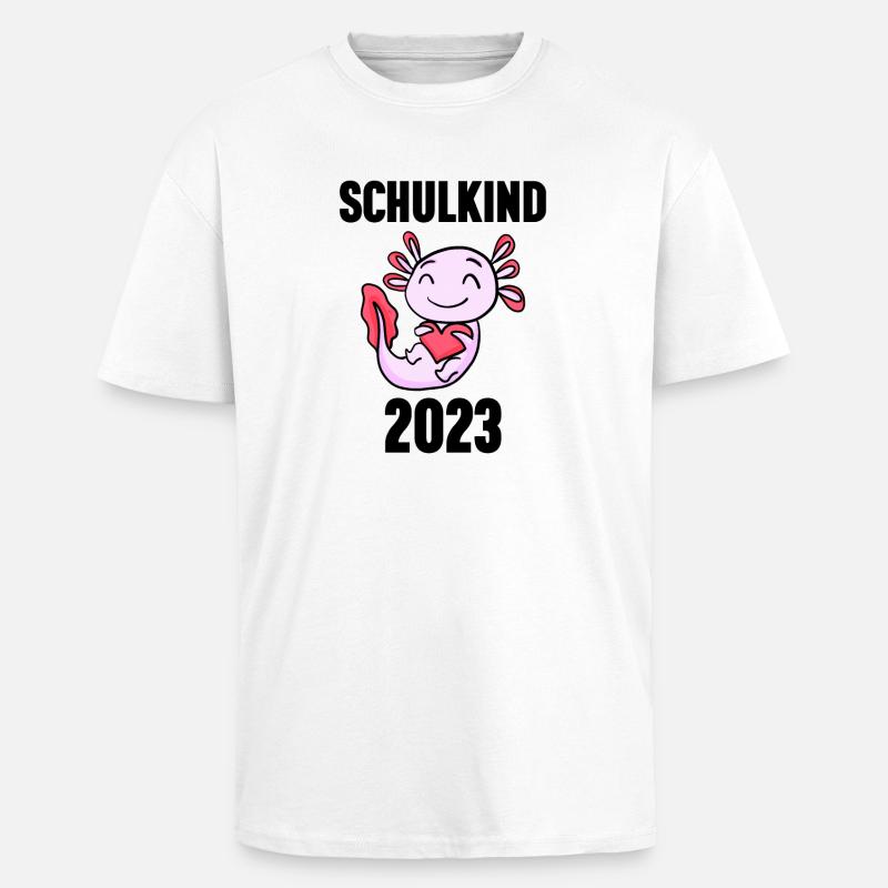 Schuldkind Einschulung 2023 - Oversized Heavyweight Unisex T-Shirt - Weiß
