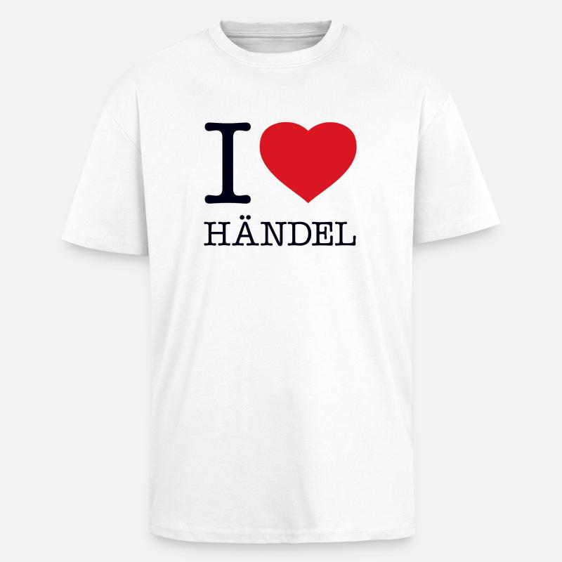 J’ADORE HAENDEL - T-shirt unisexe oversize épais - blanc