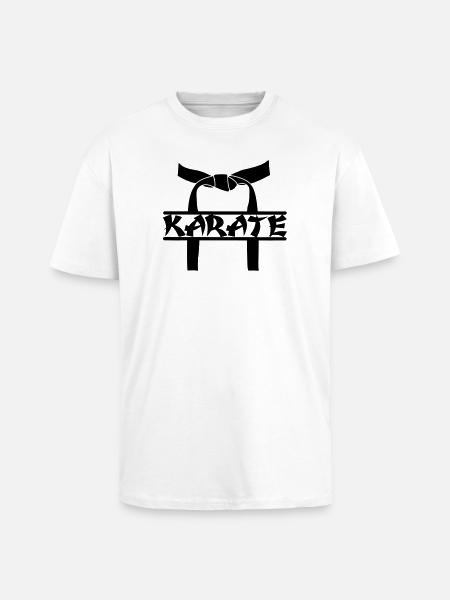OBI karate award - Unisex Oversized Heavyweight T-shirt - white