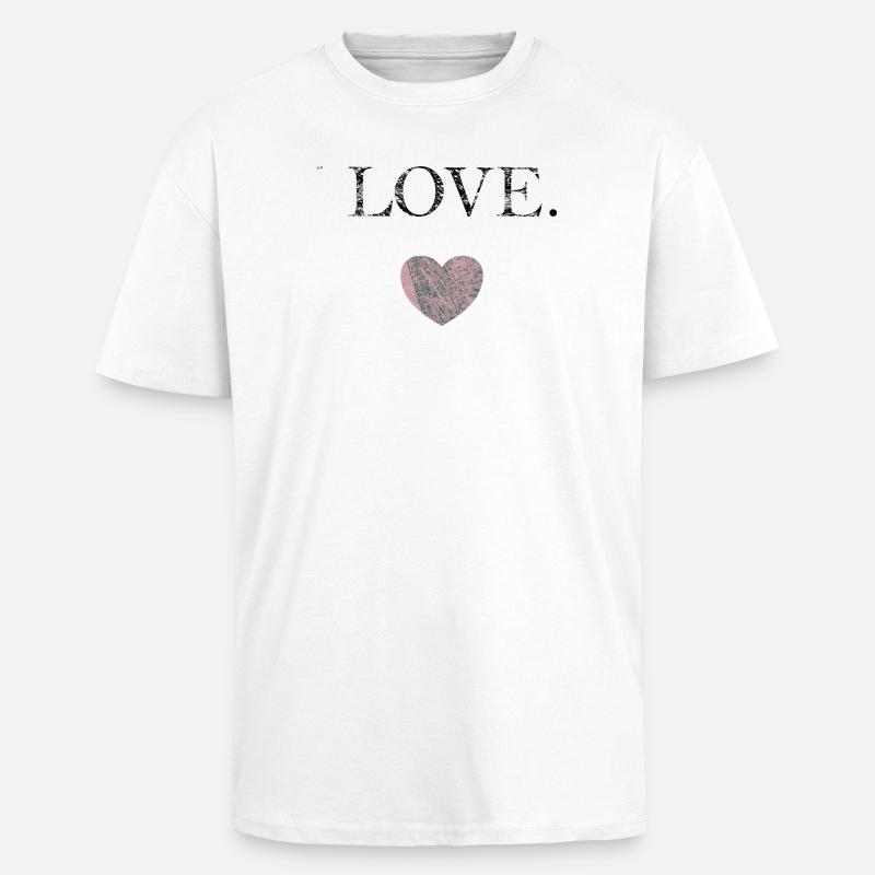FÜR SIE - Oversized Heavyweight Unisex T-Shirt - Weiß
