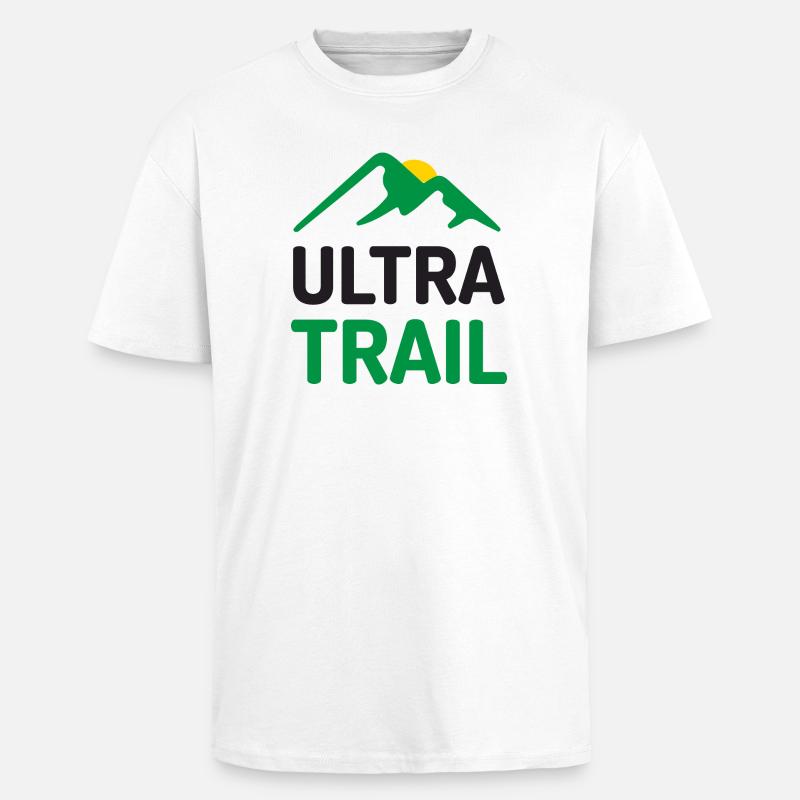 Ultra-Pfad - Oversized Heavyweight Unisex T-Shirt - Weiß