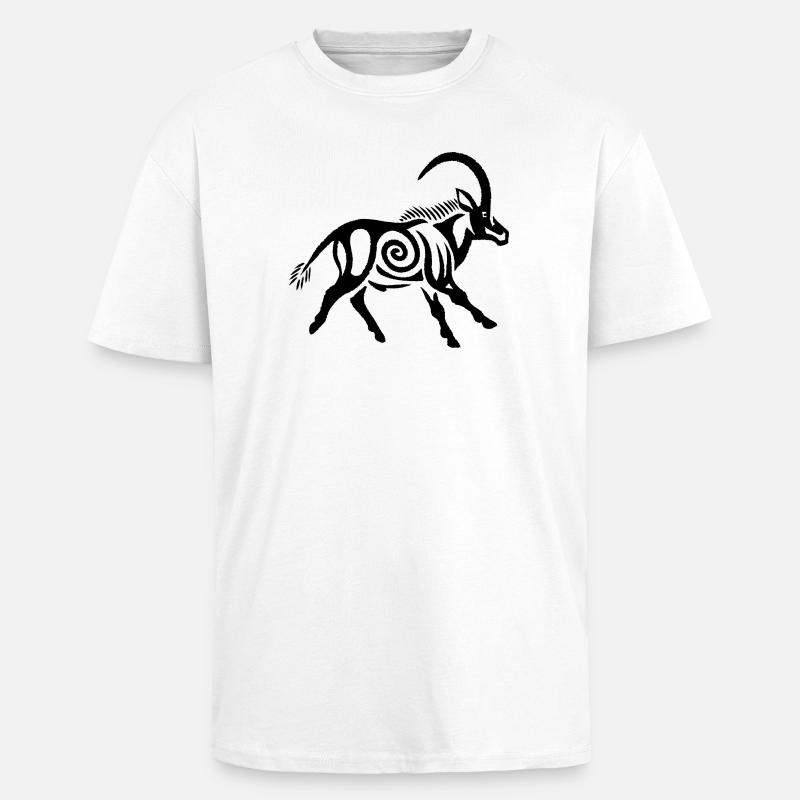 Zobel - Oversized Heavyweight Unisex T-Shirt - Weiß