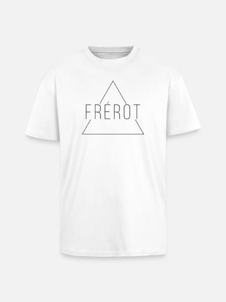 Frérot - Nous sommes tous frères - T-shirt unisexe oversize épais - blanc