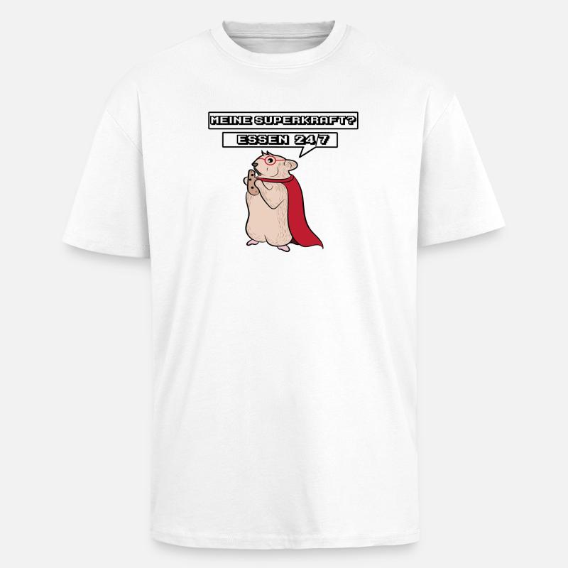 Rat, Lap Animal, Statement, Pets, Pet - Unisex Oversized Heavyweight T-shirt - white