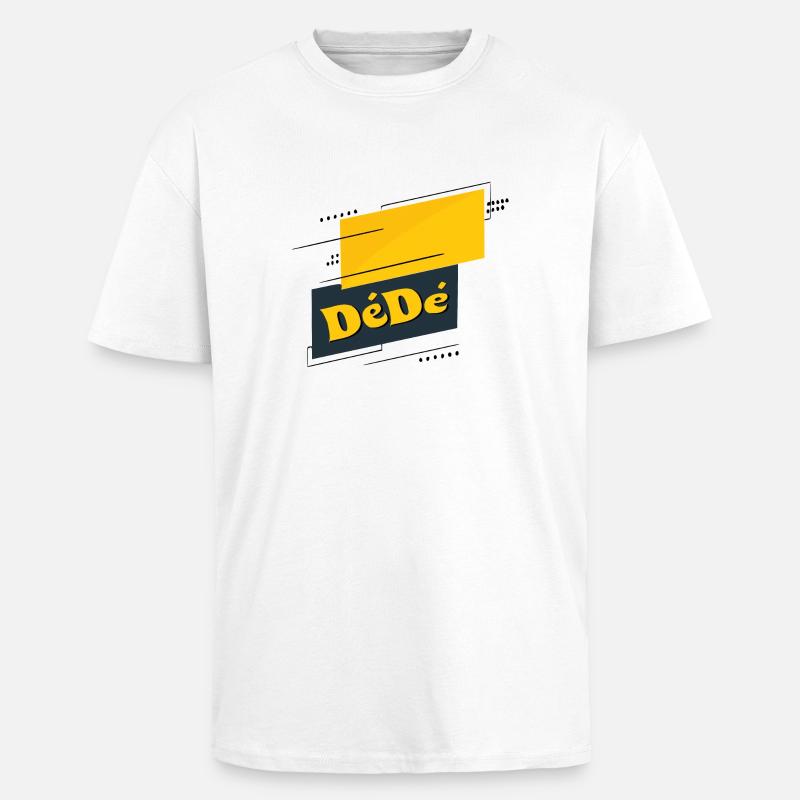 Dédé - Unisex Oversized Heavyweight T-shirt - white
