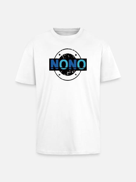 Nono - T-shirt unisexe oversize épais - blanc