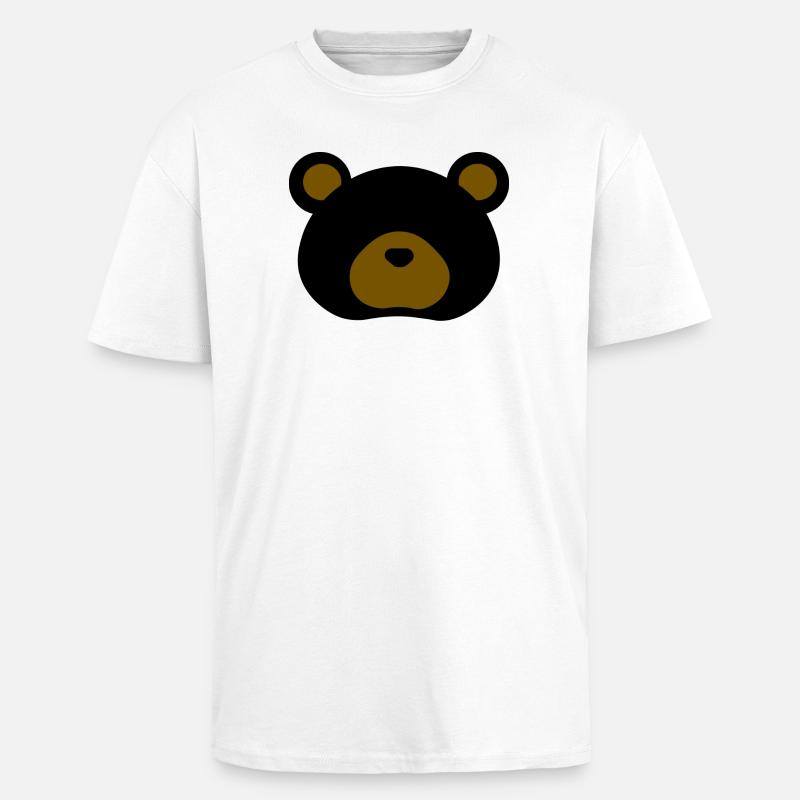 Baribal - T-shirt unisexe oversize épais - blanc