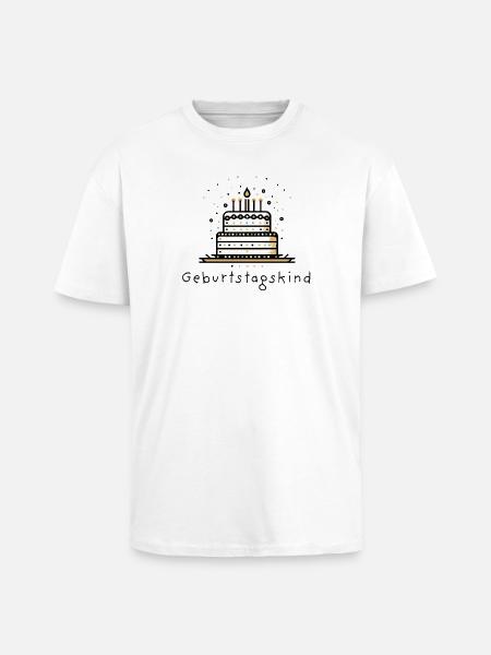 geburtstagskind geburtstag party feier my day - Oversized Heavyweight Unisex T-Shirt - Weiß