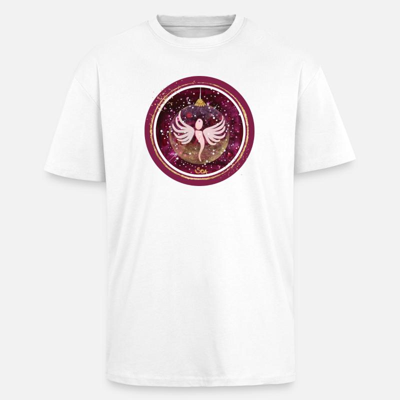 Weihnachtskugel Engel - Sonja Ariel von Staden - Oversized Heavyweight Unisex T-Shirt - Weiß