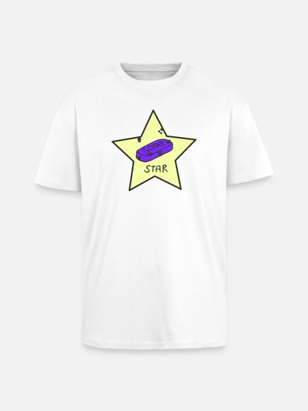 Soapstar - Unisex Oversized Heavyweight T-shirt - white