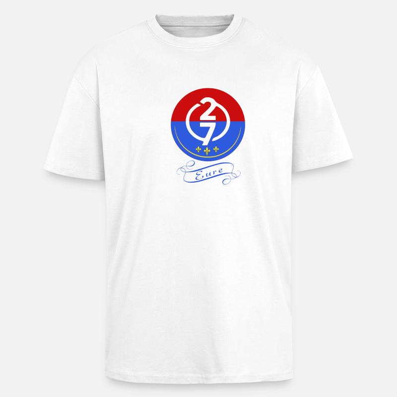Eure - Oversized Heavyweight Unisex T-Shirt - Weiß