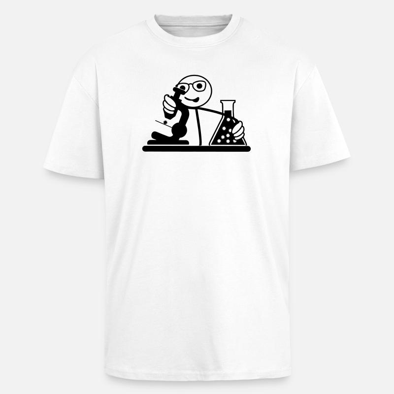 Wissenschaftler oder Biologe - Oversized Heavyweight Unisex T-Shirt - Weiß