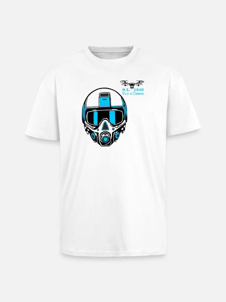 Drohnenpilot 2 - Oversized Heavyweight Unisex T-Shirt - Weiß
