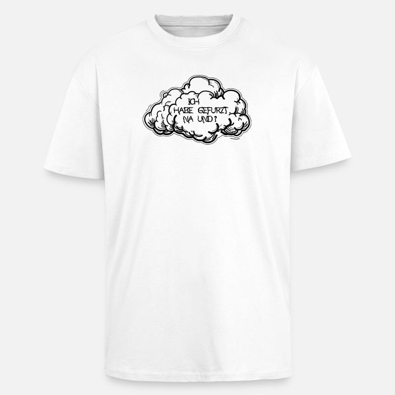 J’ai pété - T-shirt unisexe oversize épais - blanc