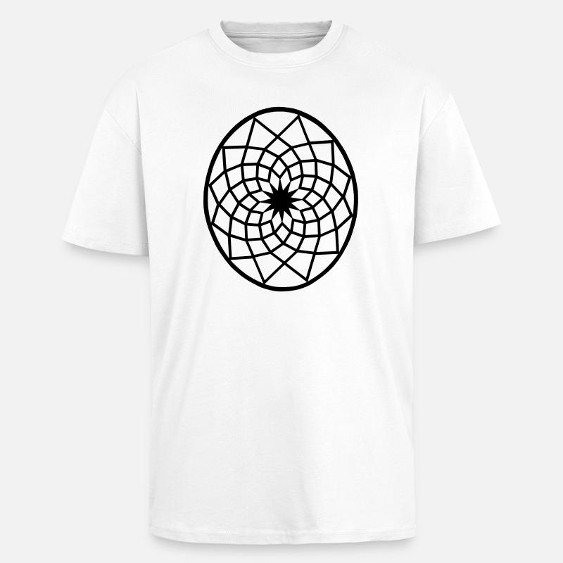 Piazza del Campidoglio - Oversized Heavyweight Unisex T-Shirt - Weiß