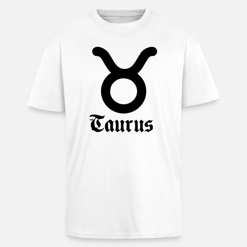 Stier Stier - Oversized Heavyweight Unisex T-Shirt - Weiß