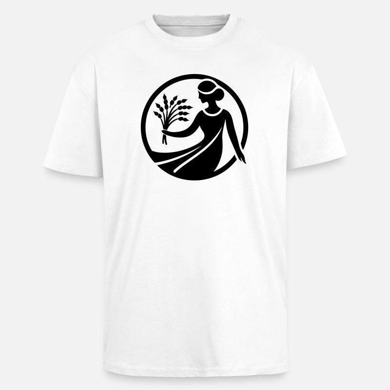 Vierge 2 - T-shirt unisexe oversize épais - blanc
