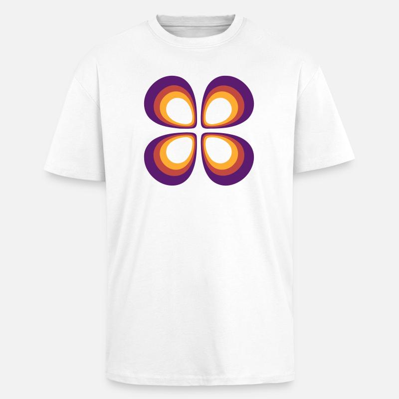 Orbitale positive 2 - T-shirt unisexe oversize épais - blanc