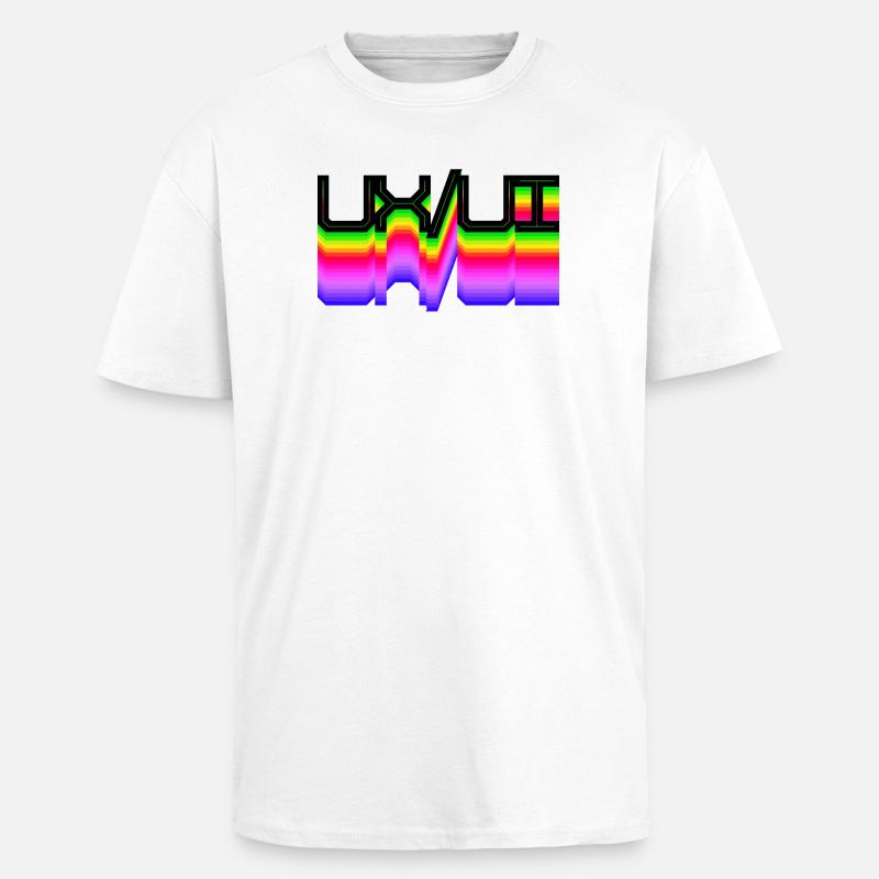 Code Développeur Scripting Dev Geek Geek - T-shirt unisexe oversize épais - blanc