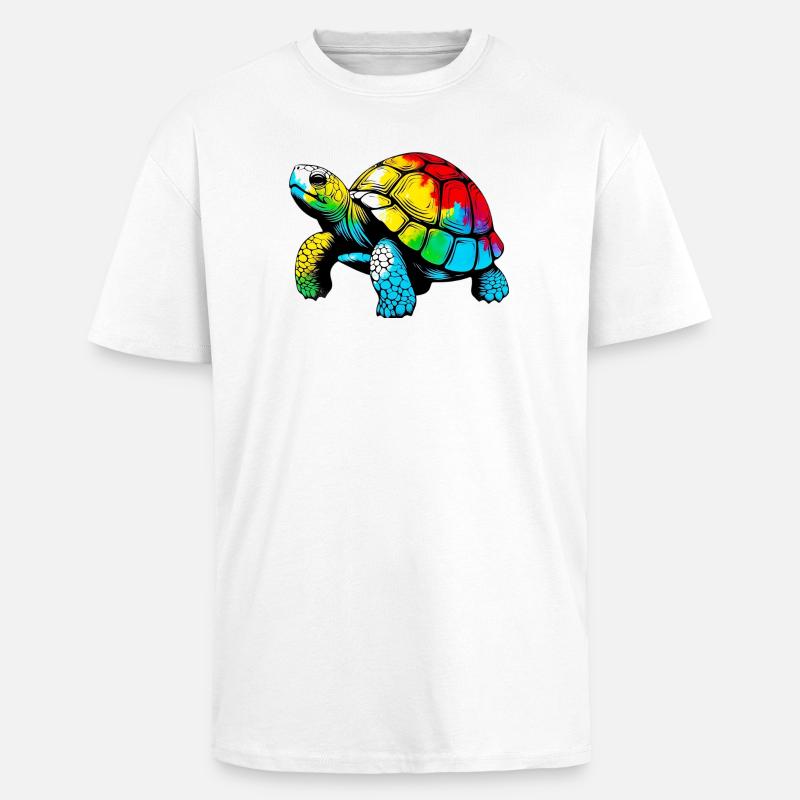 Schildkröte - Oversized Heavyweight Unisex T-Shirt - Weiß