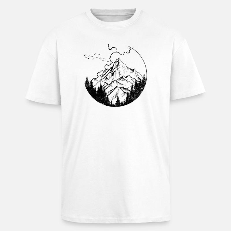 InputRequiredDesignPreview - T-shirt unisexe oversize épais - blanc