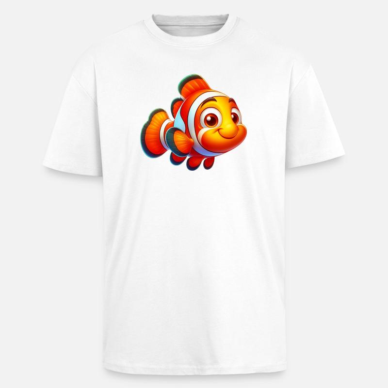 Clownfische - Oversized Heavyweight Unisex T-Shirt - Weiß