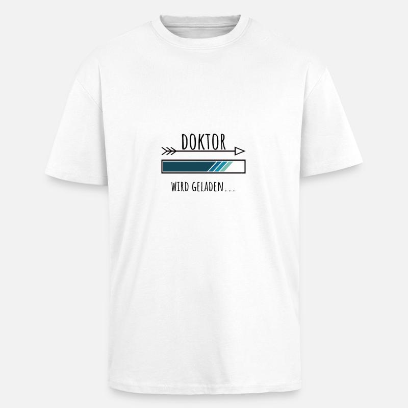 Doktoranten Geschenk Studium - Oversized Heavyweight Unisex T-Shirt - Weiß