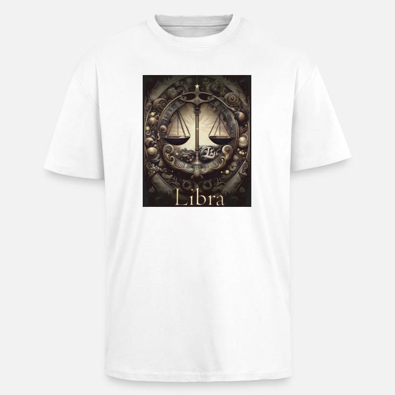 Libra Sternzeit Waage Sternzeichen - Waage - Oversized Heavyweight Unisex T-Shirt - Weiß