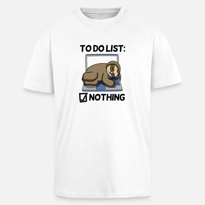 Lustiger Spruch - lustige Sprüche - Programmierer - Oversized Heavyweight Unisex T-Shirt - Weiß