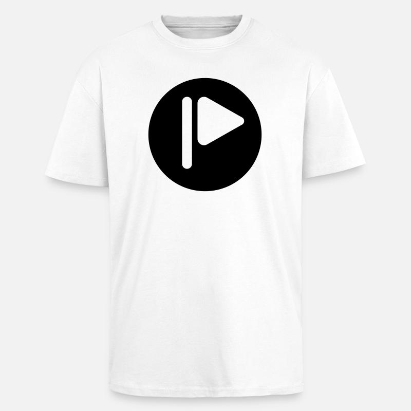 Play Golf Blanc - T-shirt unisexe oversize épais - blanc