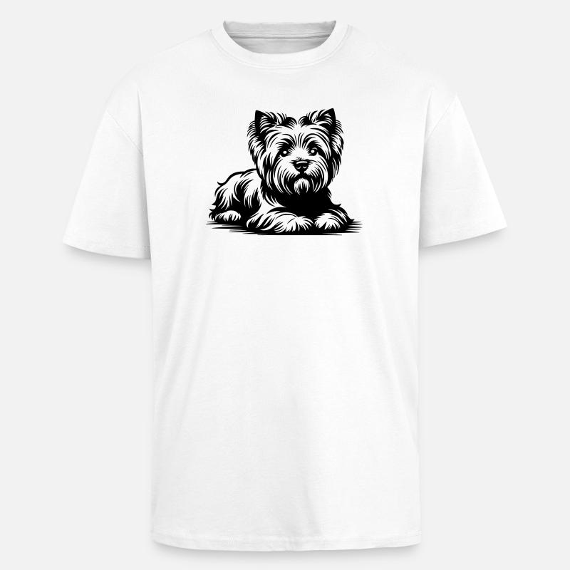 Terrier des Highlands de l’Ouest - T-shirt unisexe oversize épais - blanc
