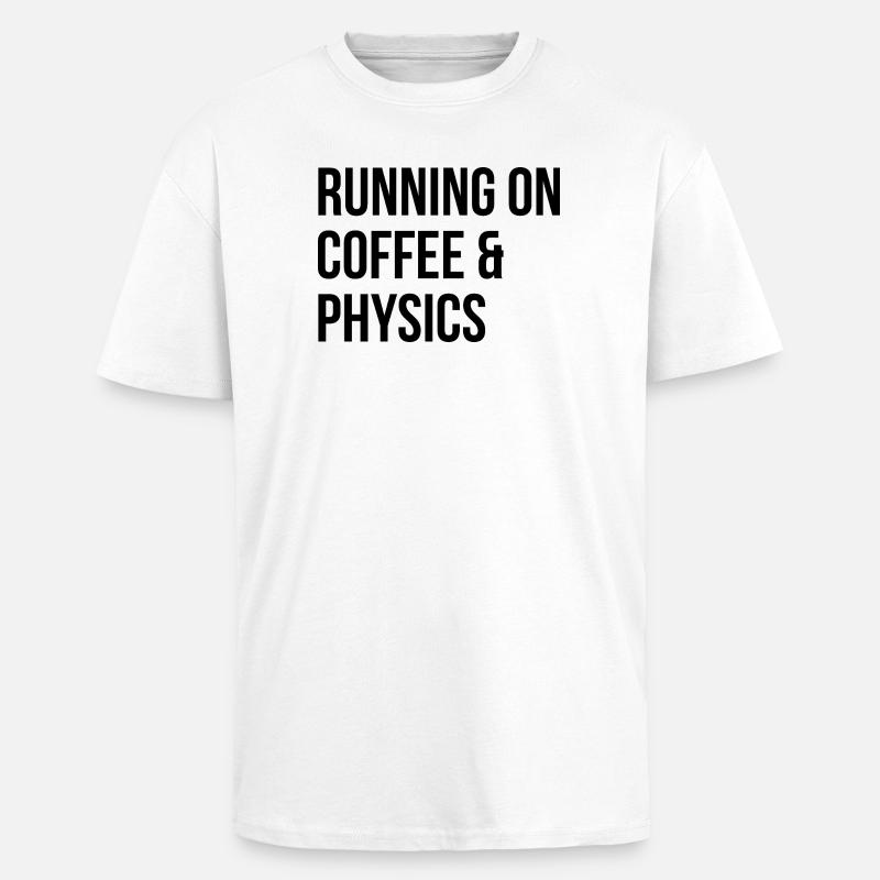 Physik - Oversized Heavyweight Unisex T-Shirt - Weiß