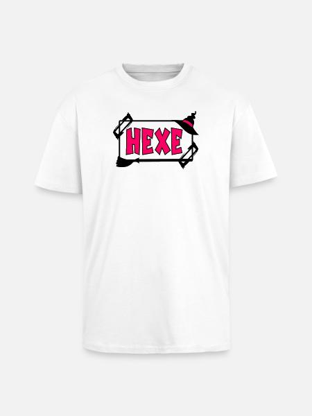 HEXEN KOSTÜME HALLOWEEN - Oversized Heavyweight Unisex T-Shirt - Weiß