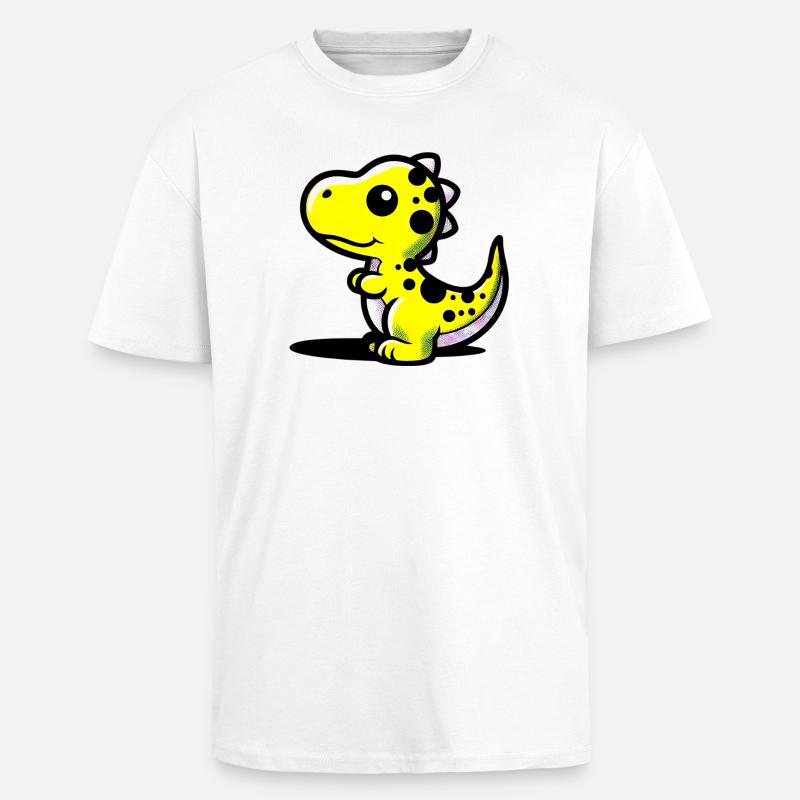 Dinosaurier - Oversized Heavyweight Unisex T-Shirt - Weiß