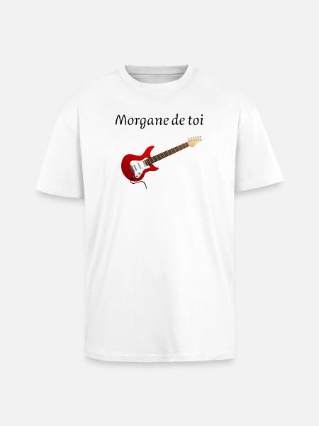 Morgane de toi - T-shirt unisexe oversize épais - blanc