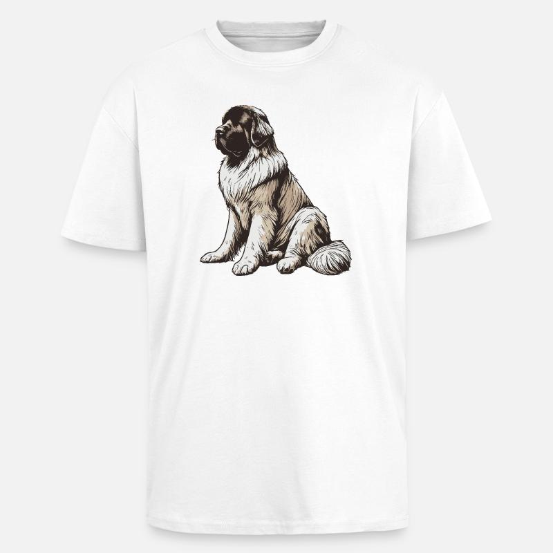 Terre-Neuve - T-shirt unisexe oversize épais - blanc
