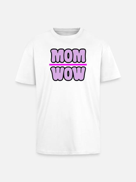 mom - Unisex Oversized Heavyweight T-shirt - white