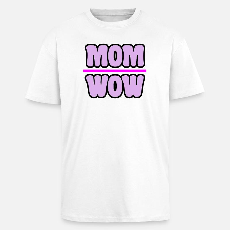 Mama - Oversized Heavyweight Unisex T-Shirt - Weiß