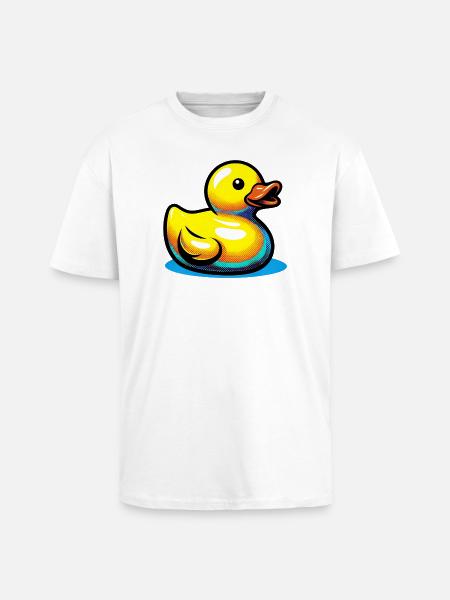 Duckling Duck Duck Duck - Unisex Oversized Heavyweight T-shirt - white