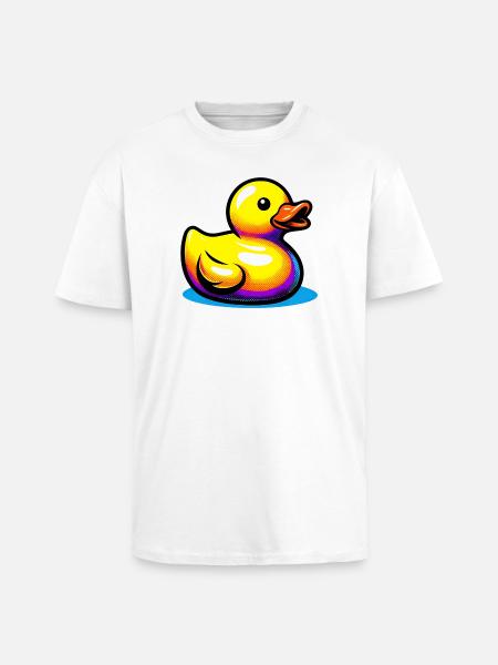 Duckling Duck Duck Duck - Unisex Oversized Heavyweight T-shirt - white