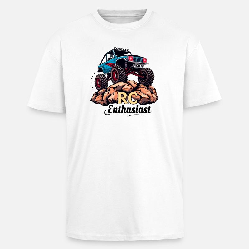 RC Auto - Oversized Heavyweight Unisex T-Shirt - Weiß