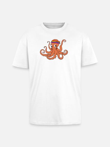 Oscar hasst Nazis - Oversized Heavyweight Unisex T-Shirt - Weiß