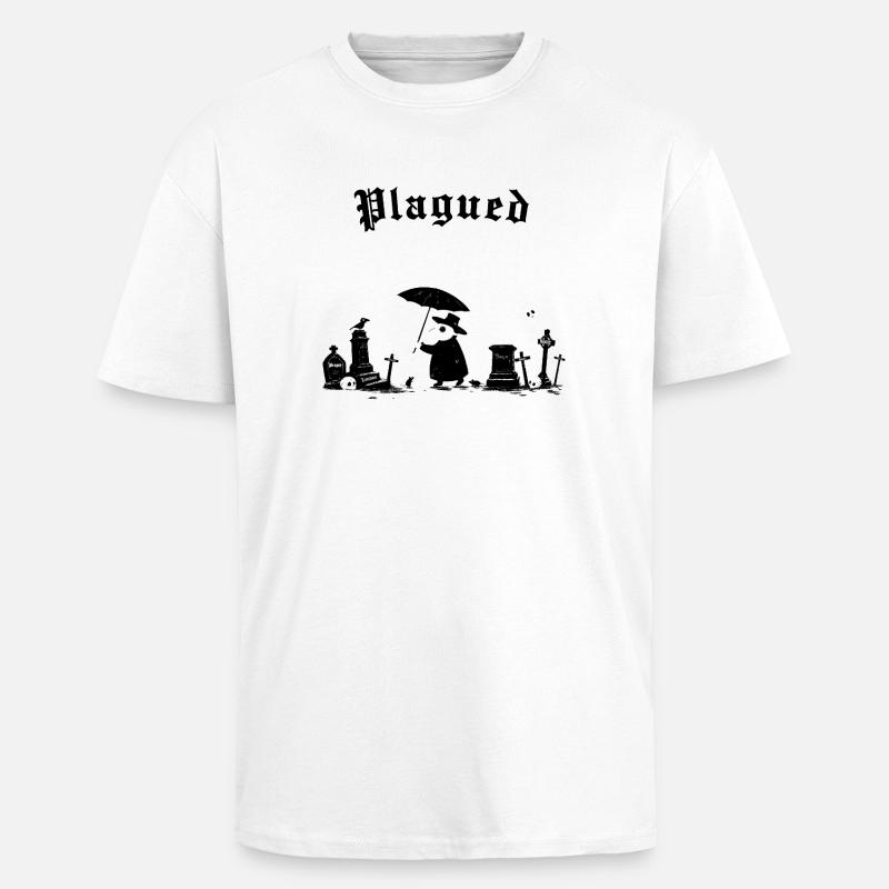 Plagued with problems - Oversized Heavyweight Unisex T-Shirt - Weiß