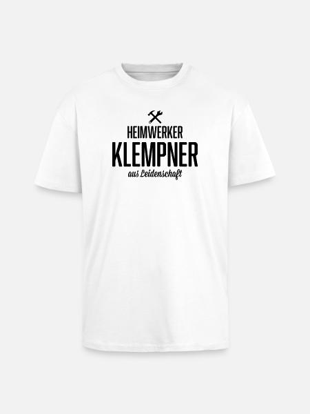 Heimwerker Klempner - Oversized Heavyweight Unisex T-Shirt - Weiß