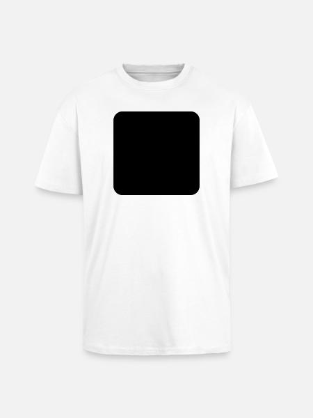 rounded square - Unisex Oversized Heavyweight T-shirt - white