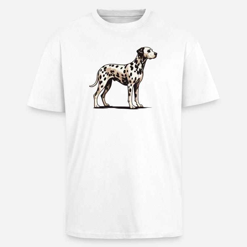 Dalmatian - Unisex Oversized Heavyweight T-shirt - white