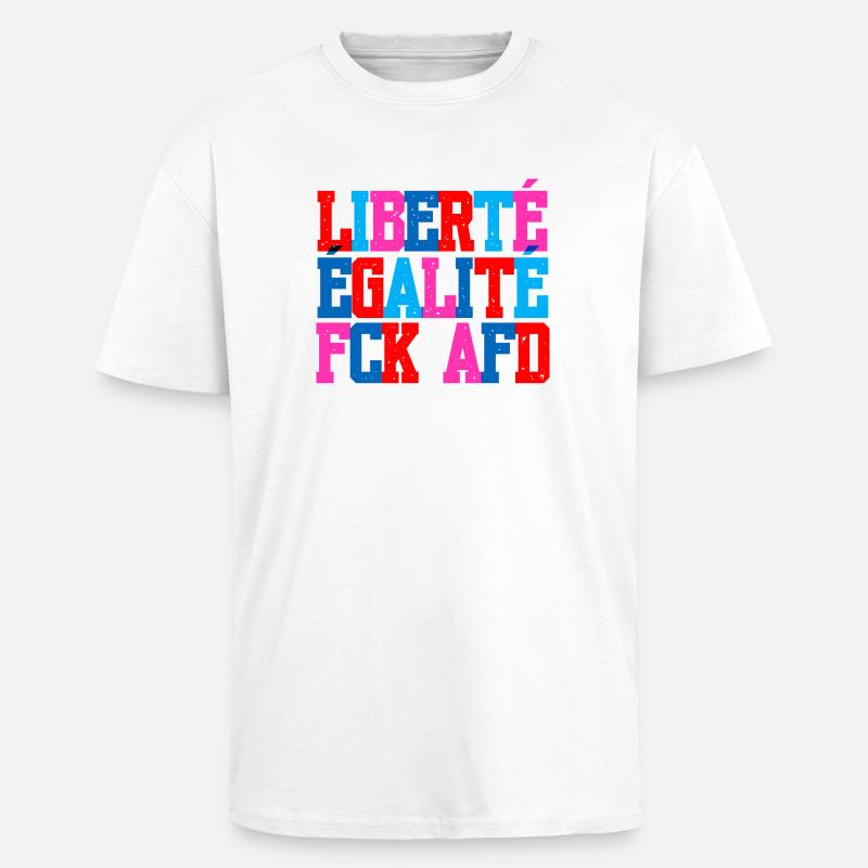 Ich bin so frei - Oversized Heavyweight Unisex T-Shirt - Weiß
